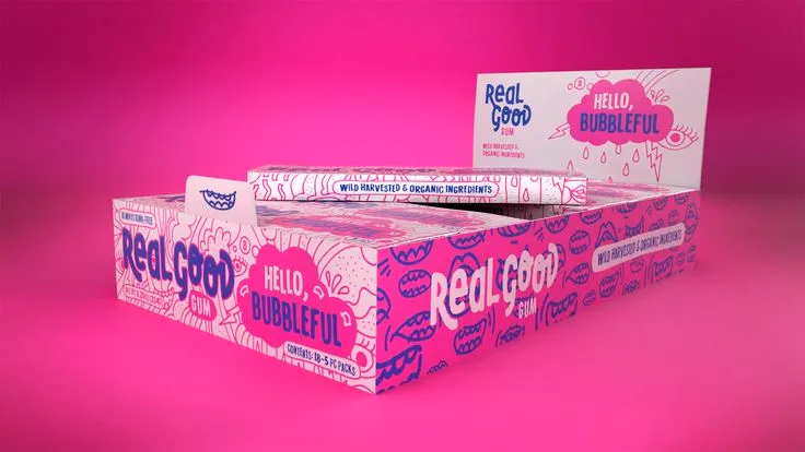 A premium black-and-colorful themed gum box for the bold and fashionable trendsetters.